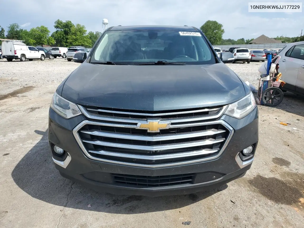 2018 Chevrolet Traverse Lt VIN: 1GNERHKW6JJ177229 Lot: 56492515
