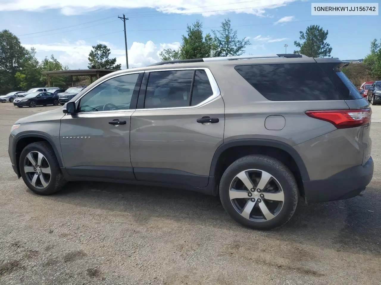 2018 Chevrolet Traverse Lt VIN: 1GNERHKW1JJ156742 Lot: 56643315