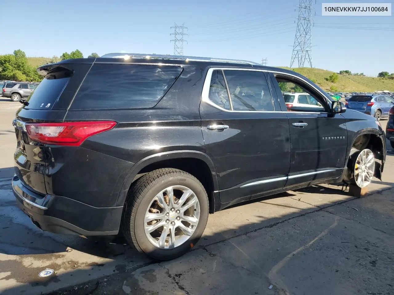 2018 Chevrolet Traverse High Country VIN: 1GNEVKKW7JJ100684 Lot: 60876285