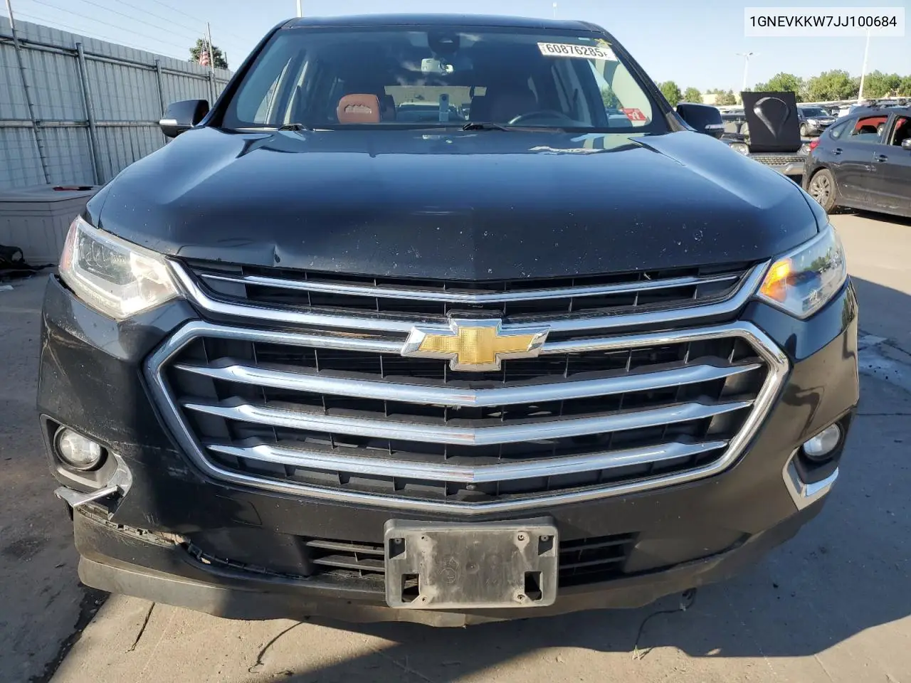 2018 Chevrolet Traverse High Country VIN: 1GNEVKKW7JJ100684 Lot: 60876285