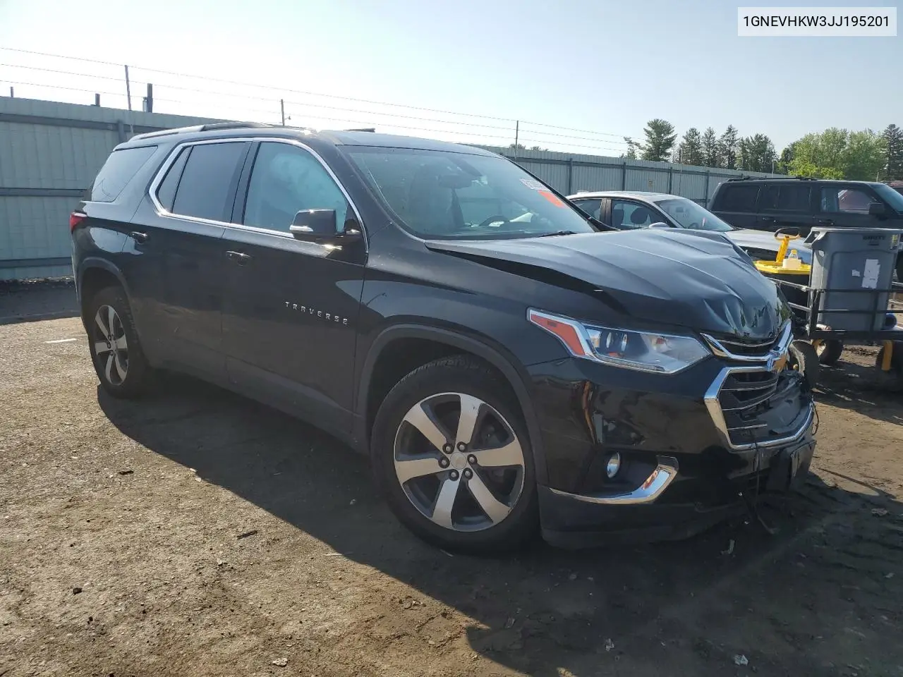 2018 Chevrolet Traverse Lt VIN: 1GNEVHKW3JJ195201 Lot: 61389845