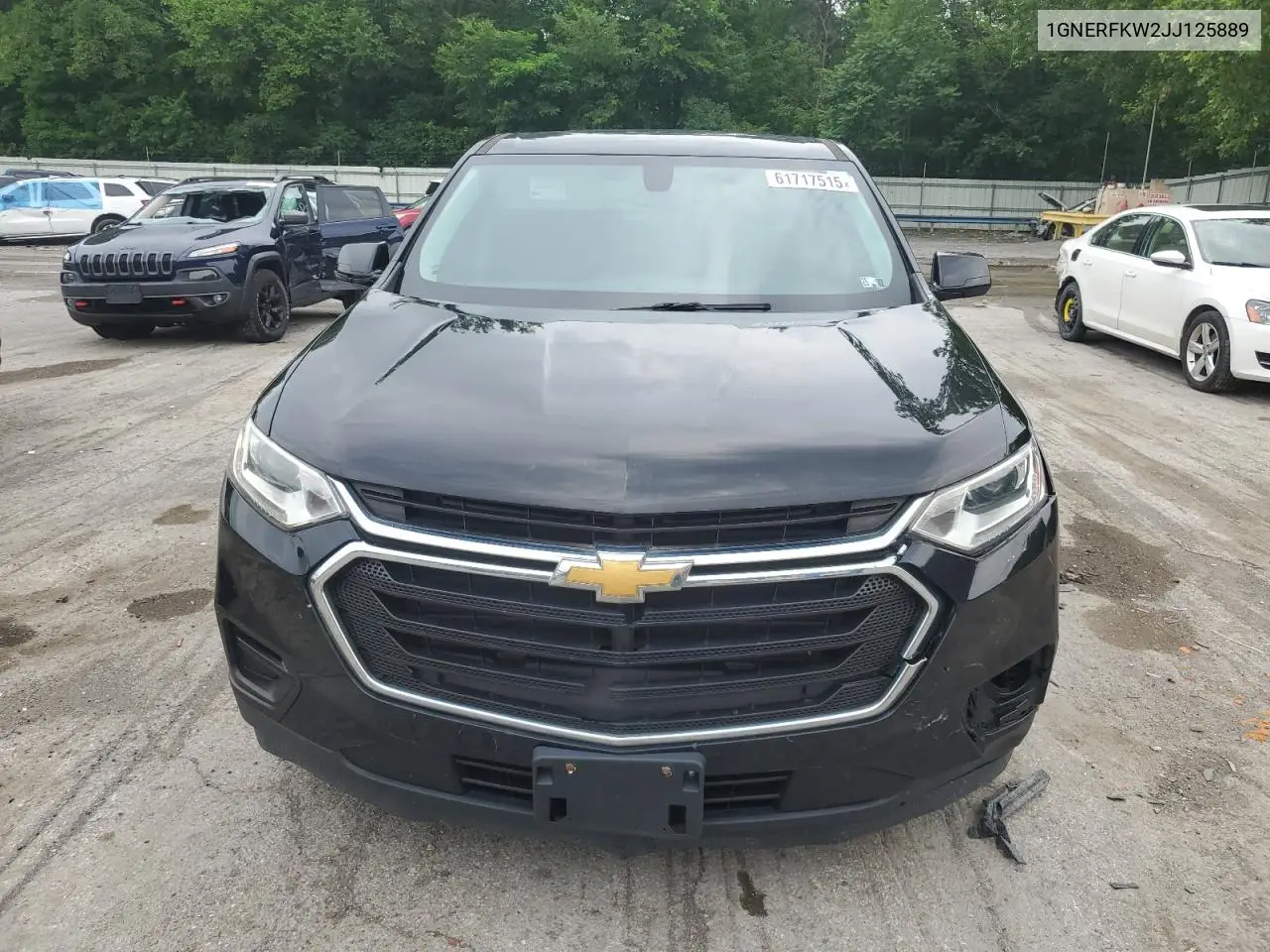 2018 Chevrolet Traverse Ls VIN: 1GNERFKW2JJ125889 Lot: 61717515