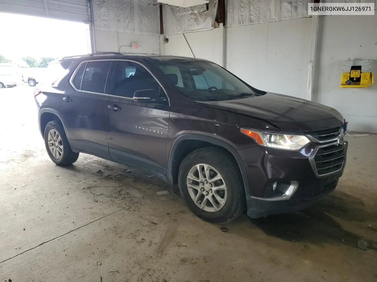 2018 Chevrolet Traverse Lt VIN: 1GNERGKW6JJ126971 Lot: 61935735