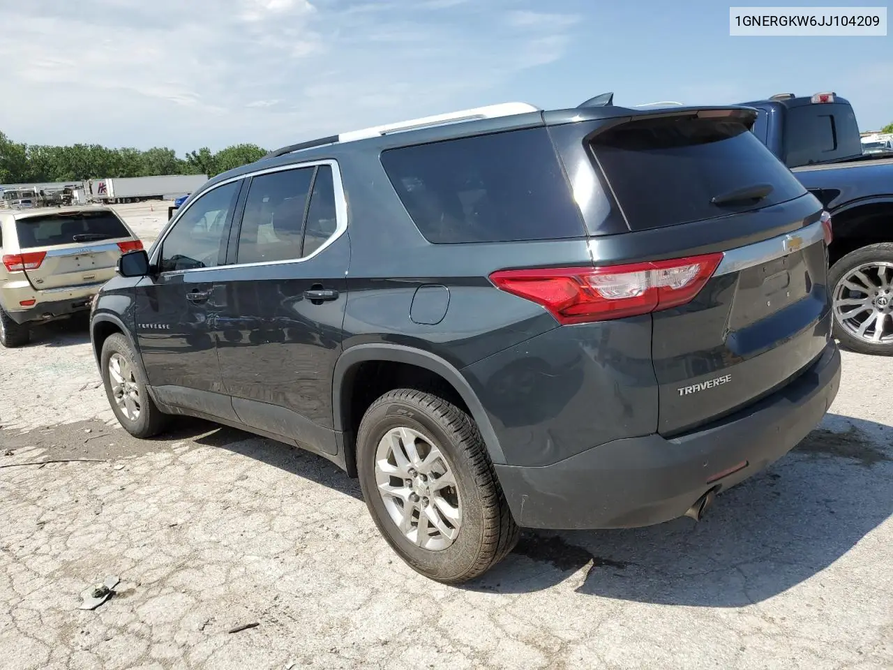 2018 Chevrolet Traverse Lt VIN: 1GNERGKW6JJ104209 Lot: 62143375
