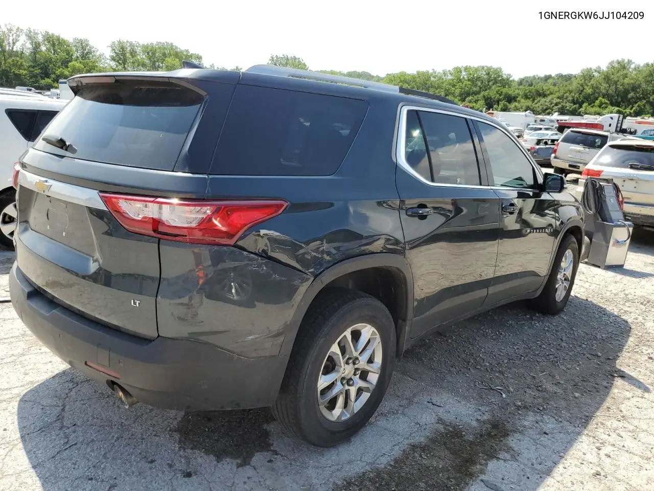 2018 Chevrolet Traverse Lt VIN: 1GNERGKW6JJ104209 Lot: 62143375
