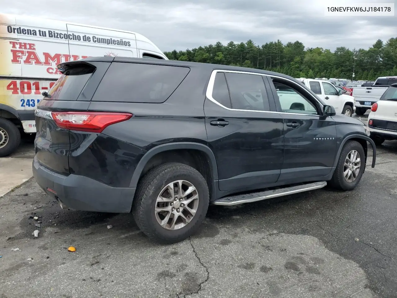 2018 Chevrolet Traverse Ls VIN: 1GNEVFKW6JJ184178 Lot: 62399085