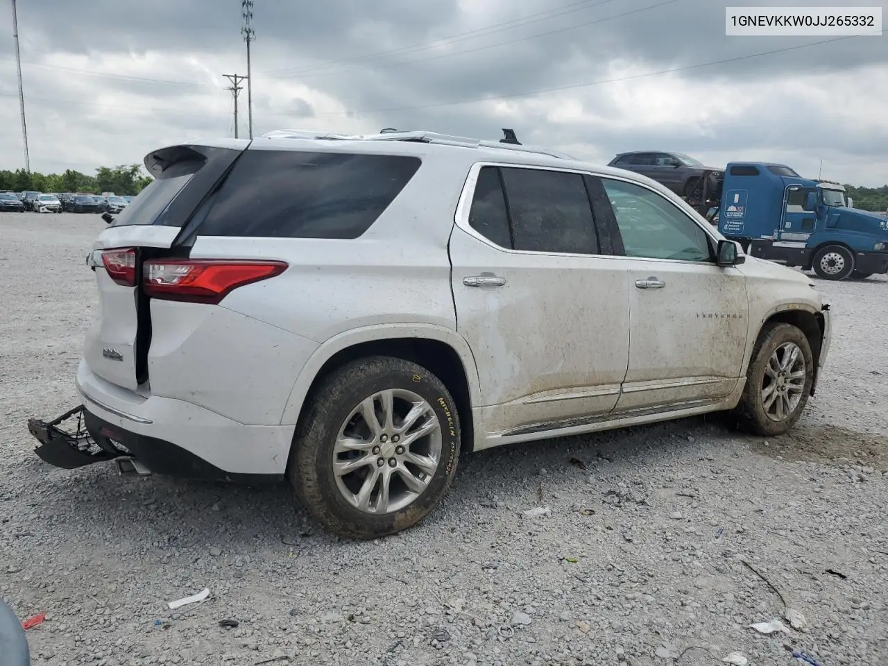 2018 Chevrolet Traverse High Country VIN: 1GNEVKKW0JJ265332 Lot: 62530725