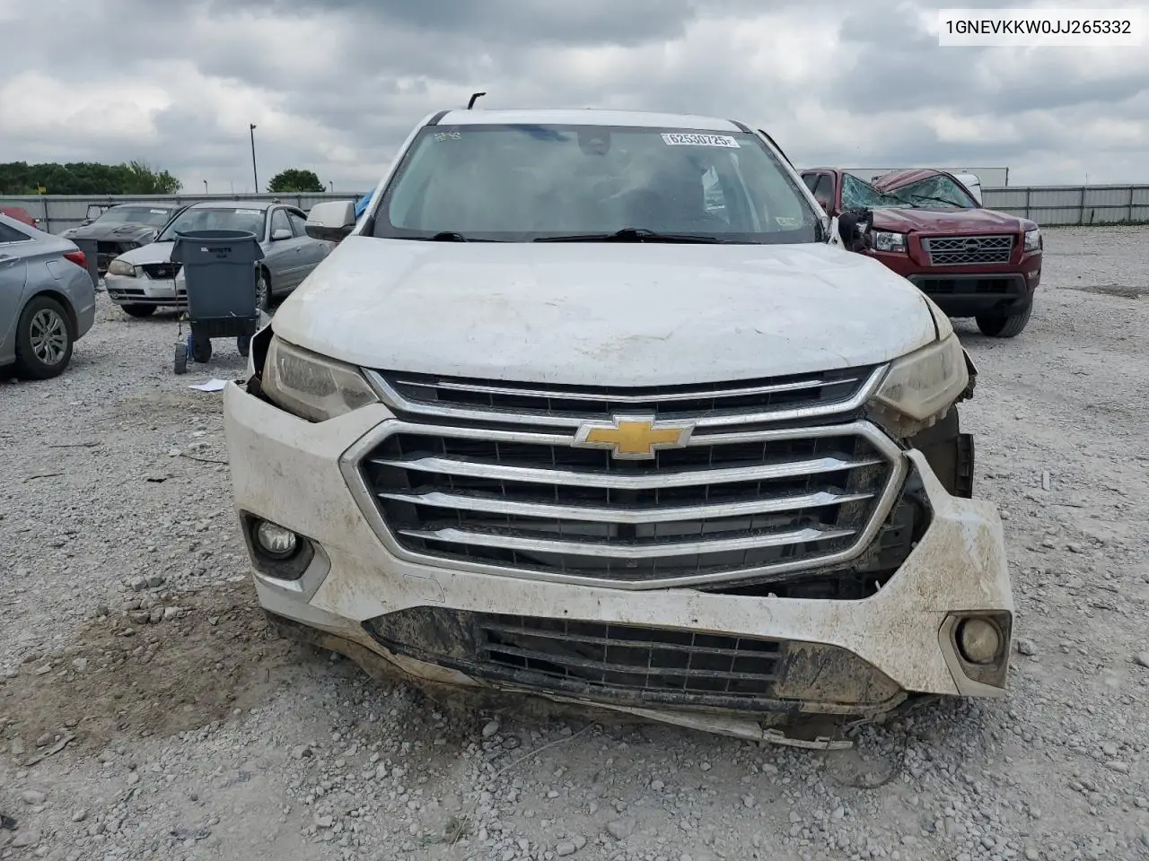 2018 Chevrolet Traverse High Country VIN: 1GNEVKKW0JJ265332 Lot: 62530725