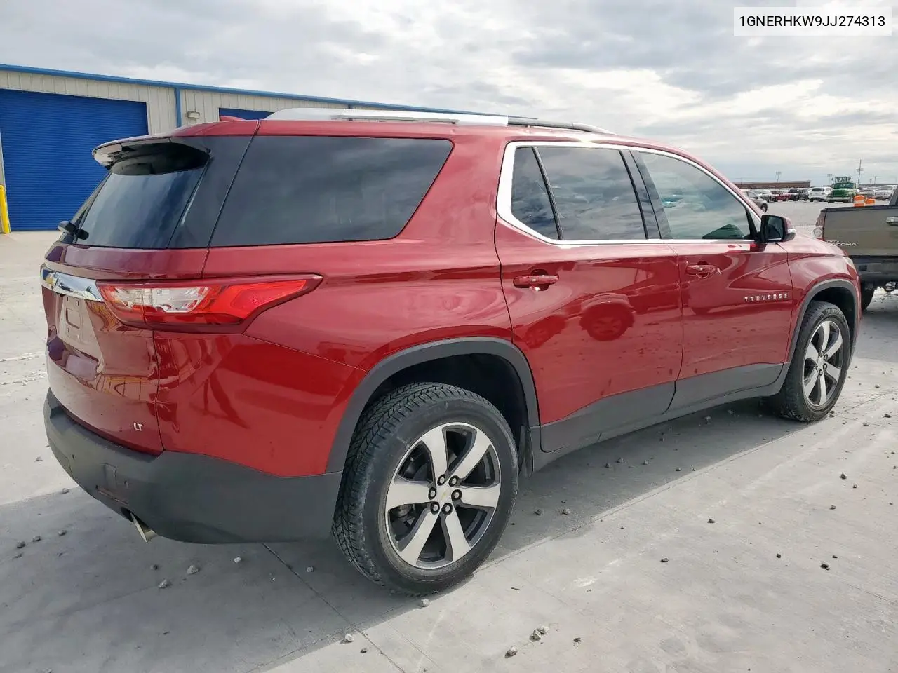 2018 Chevrolet Traverse Lt VIN: 1GNERHKW9JJ274313 Lot: 62609165