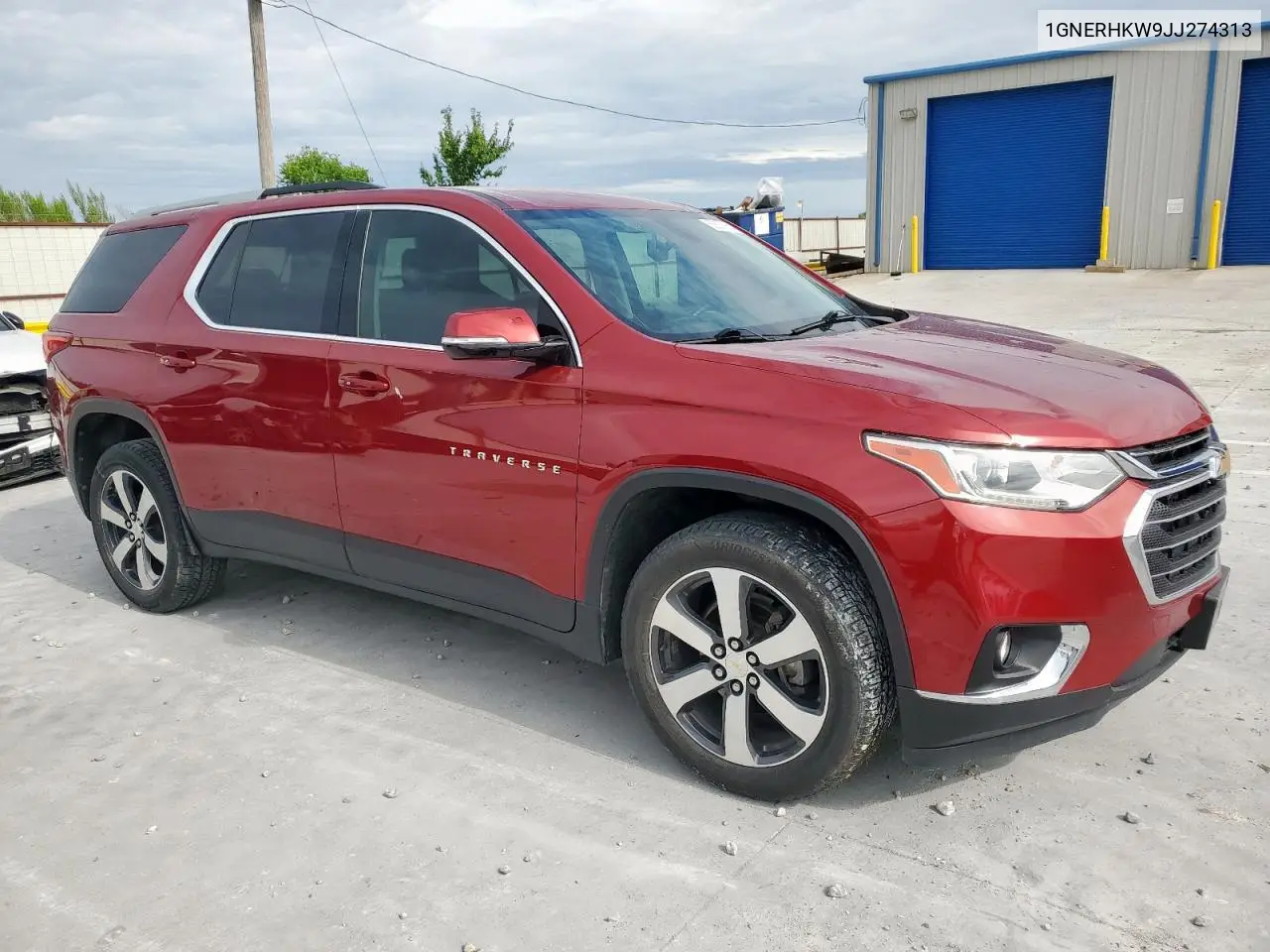2018 Chevrolet Traverse Lt VIN: 1GNERHKW9JJ274313 Lot: 62609165
