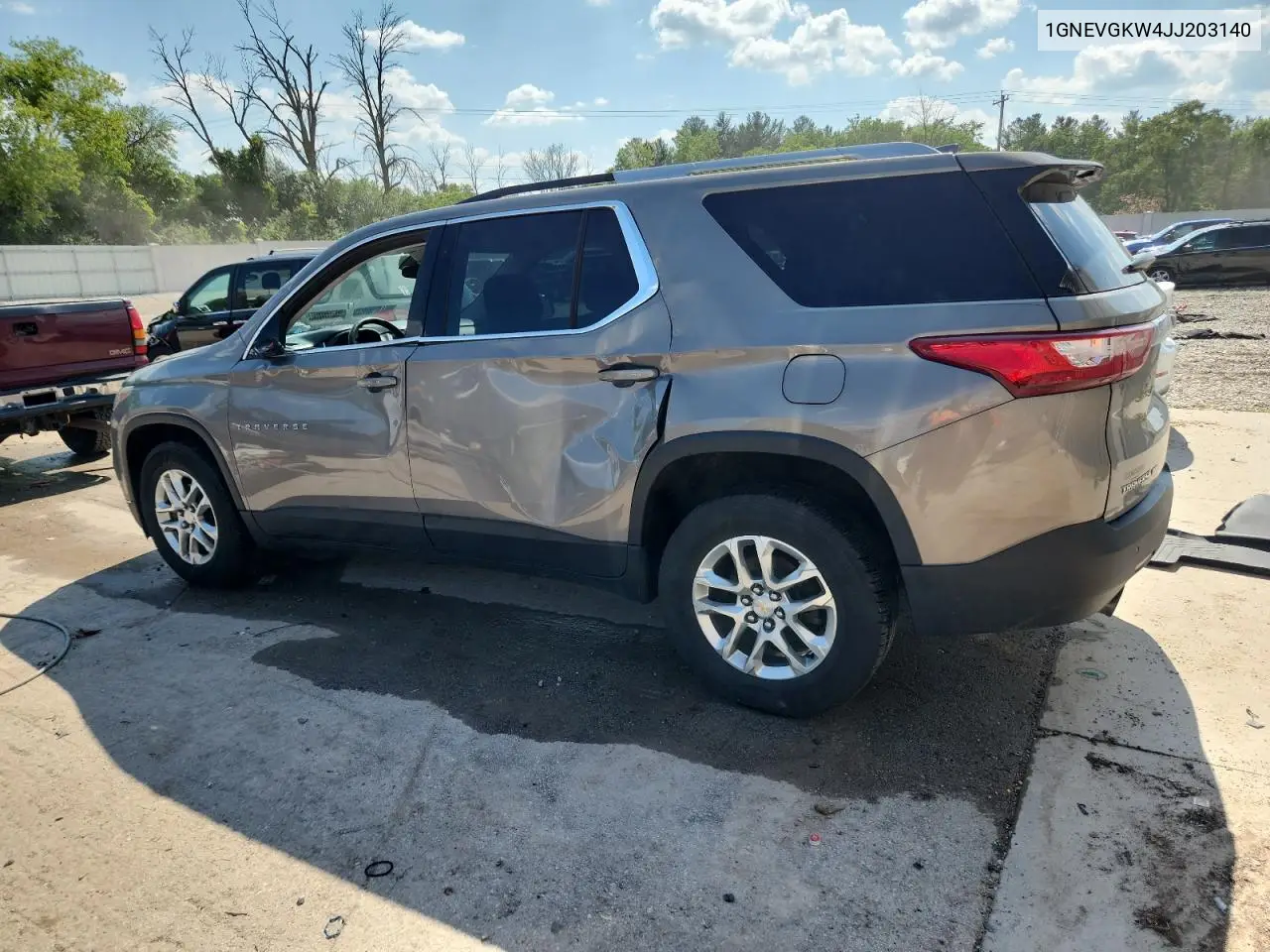 2018 Chevrolet Traverse Lt VIN: 1GNEVGKW4JJ203140 Lot: 62662795
