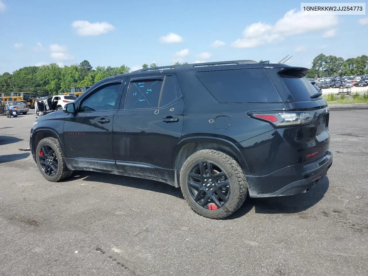 2018 Chevrolet Traverse Premier VIN: 1GNERKKW2JJ254773 Lot: 62681675