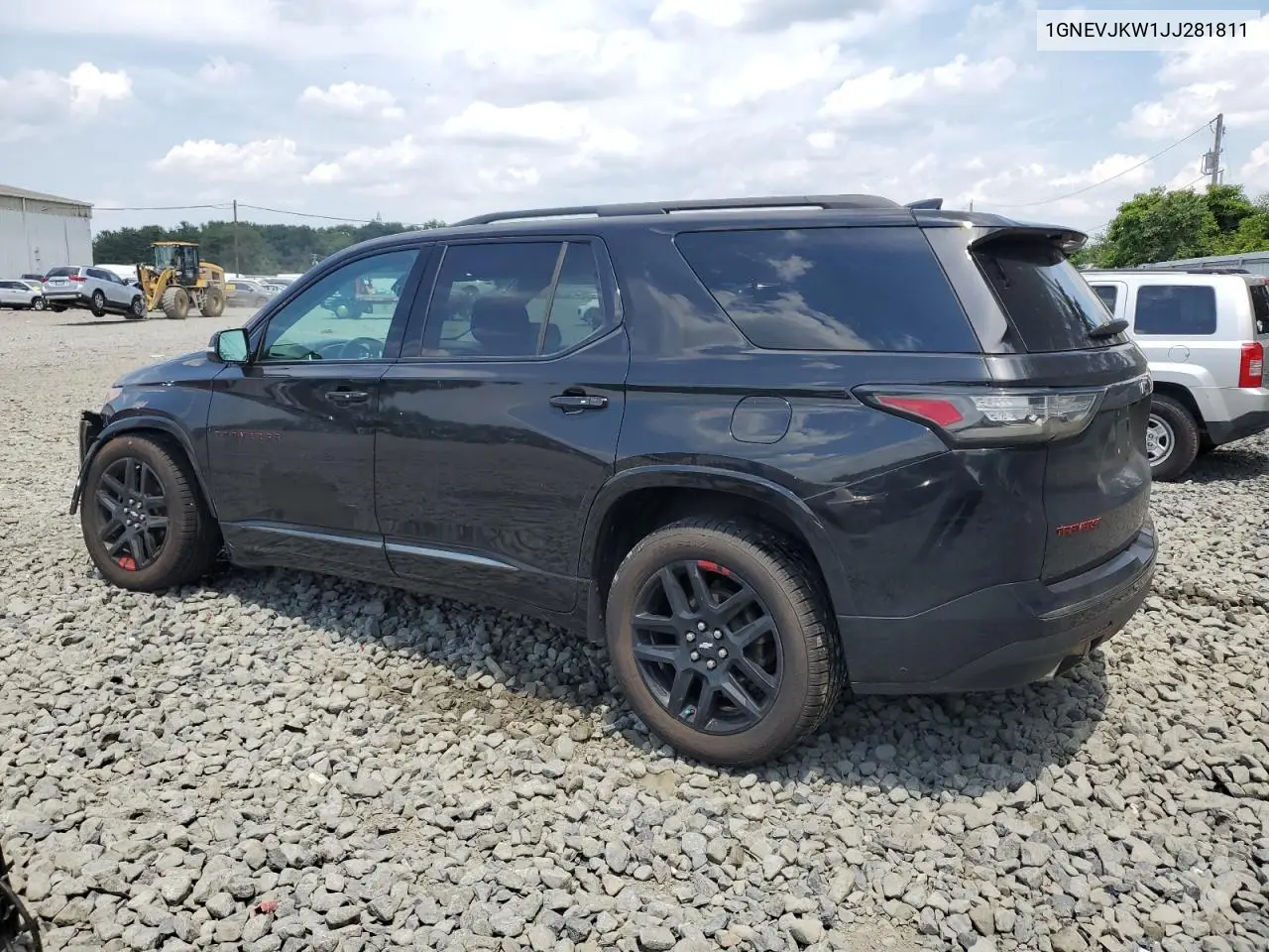 2018 Chevrolet Traverse Premier VIN: 1GNEVJKW1JJ281811 Lot: 62725705