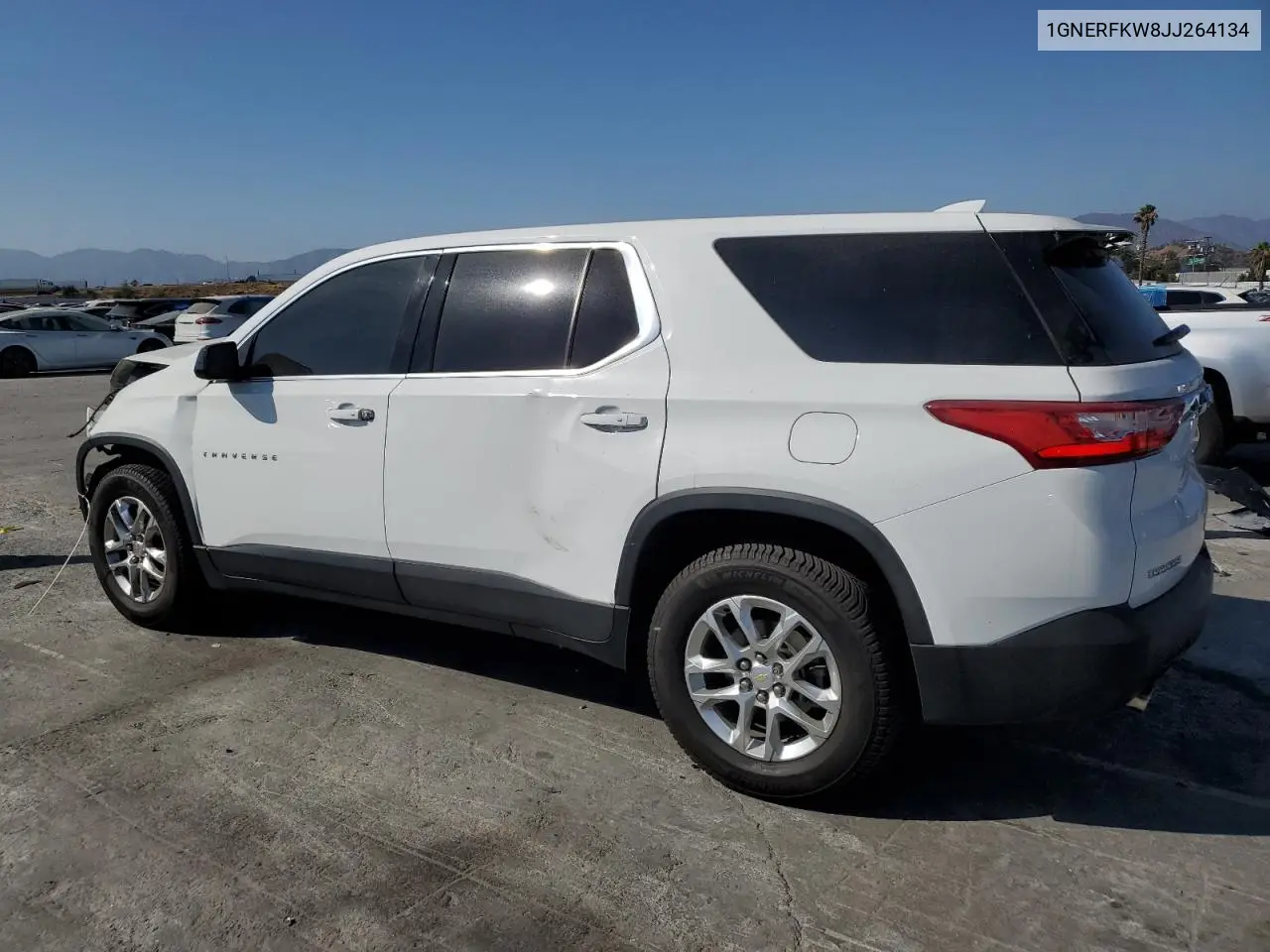 2018 Chevrolet Traverse Ls VIN: 1GNERFKW8JJ264134 Lot: 62762755