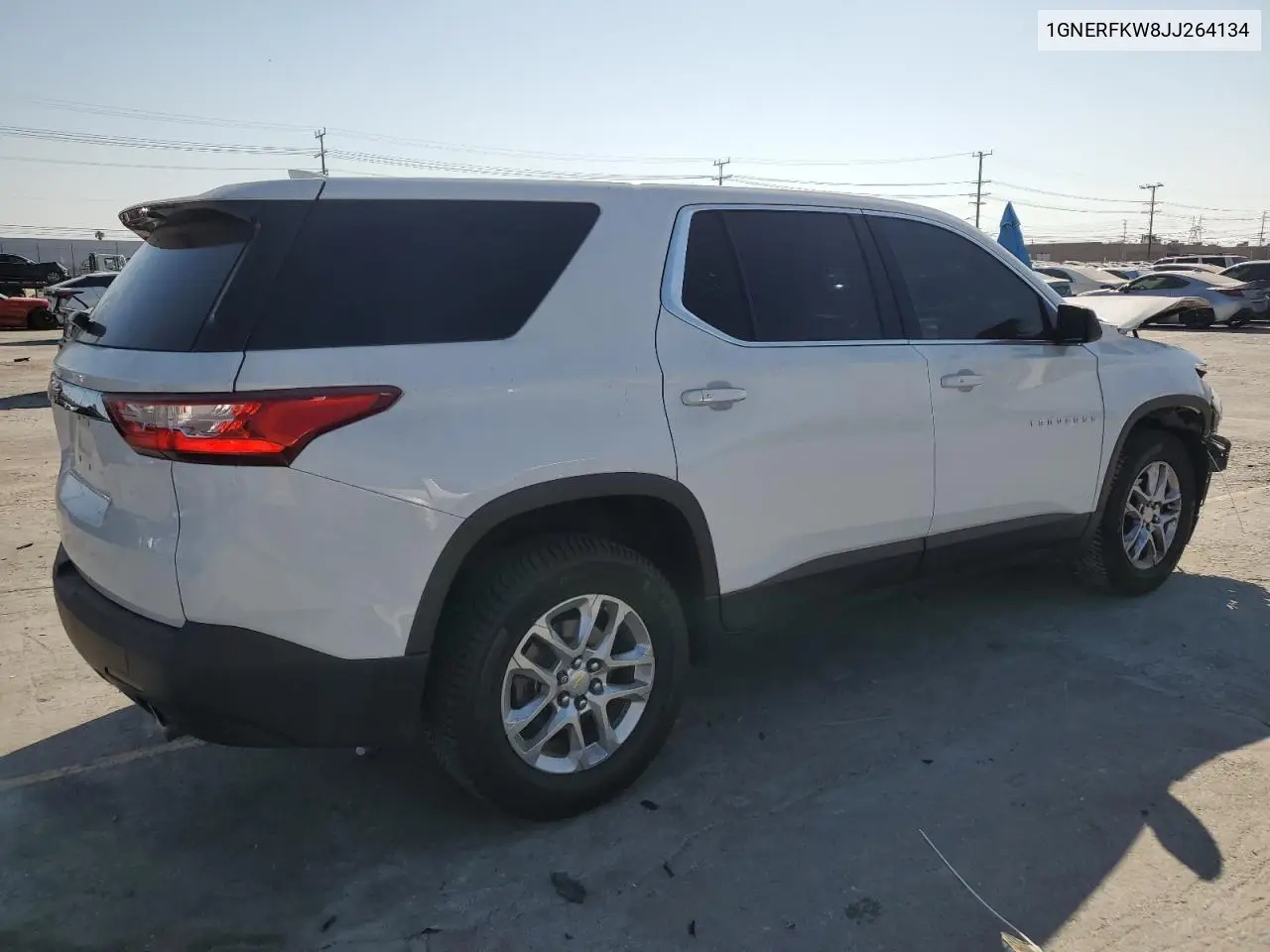 2018 Chevrolet Traverse Ls VIN: 1GNERFKW8JJ264134 Lot: 62762755
