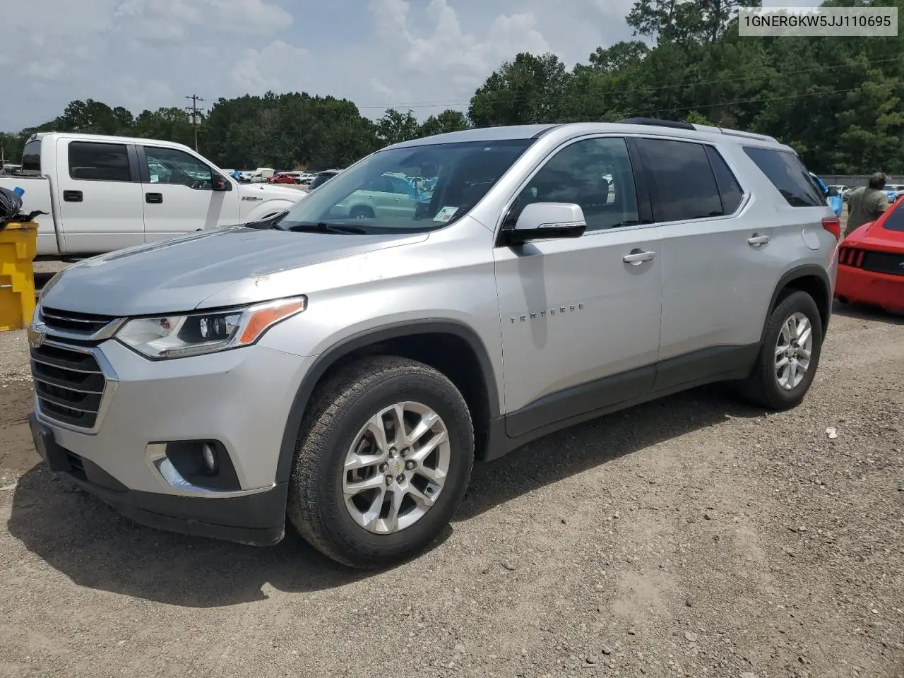 2018 Chevrolet Traverse Lt VIN: 1GNERGKW5JJ110695 Lot: 62822915
