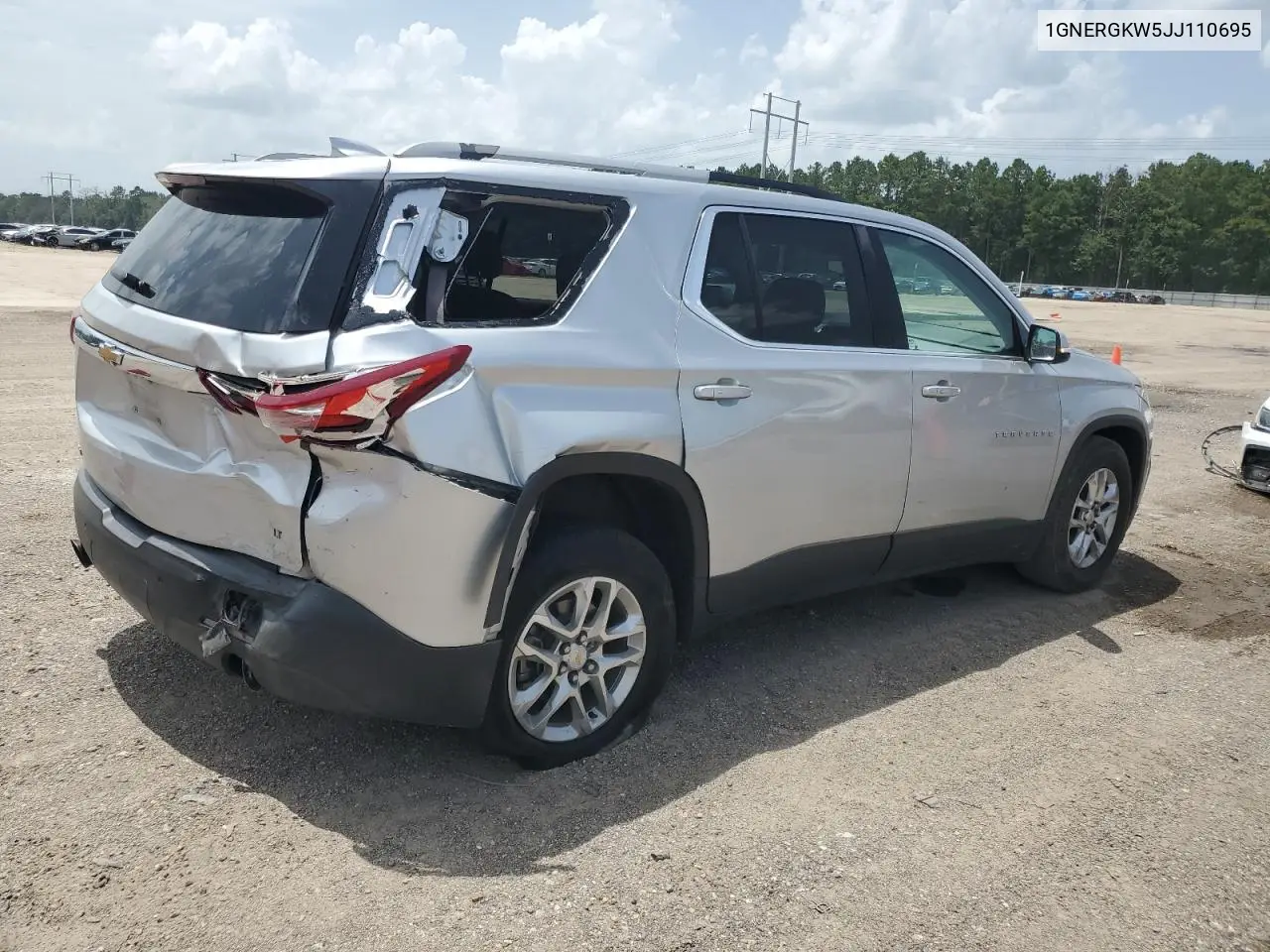 2018 Chevrolet Traverse Lt VIN: 1GNERGKW5JJ110695 Lot: 62822915