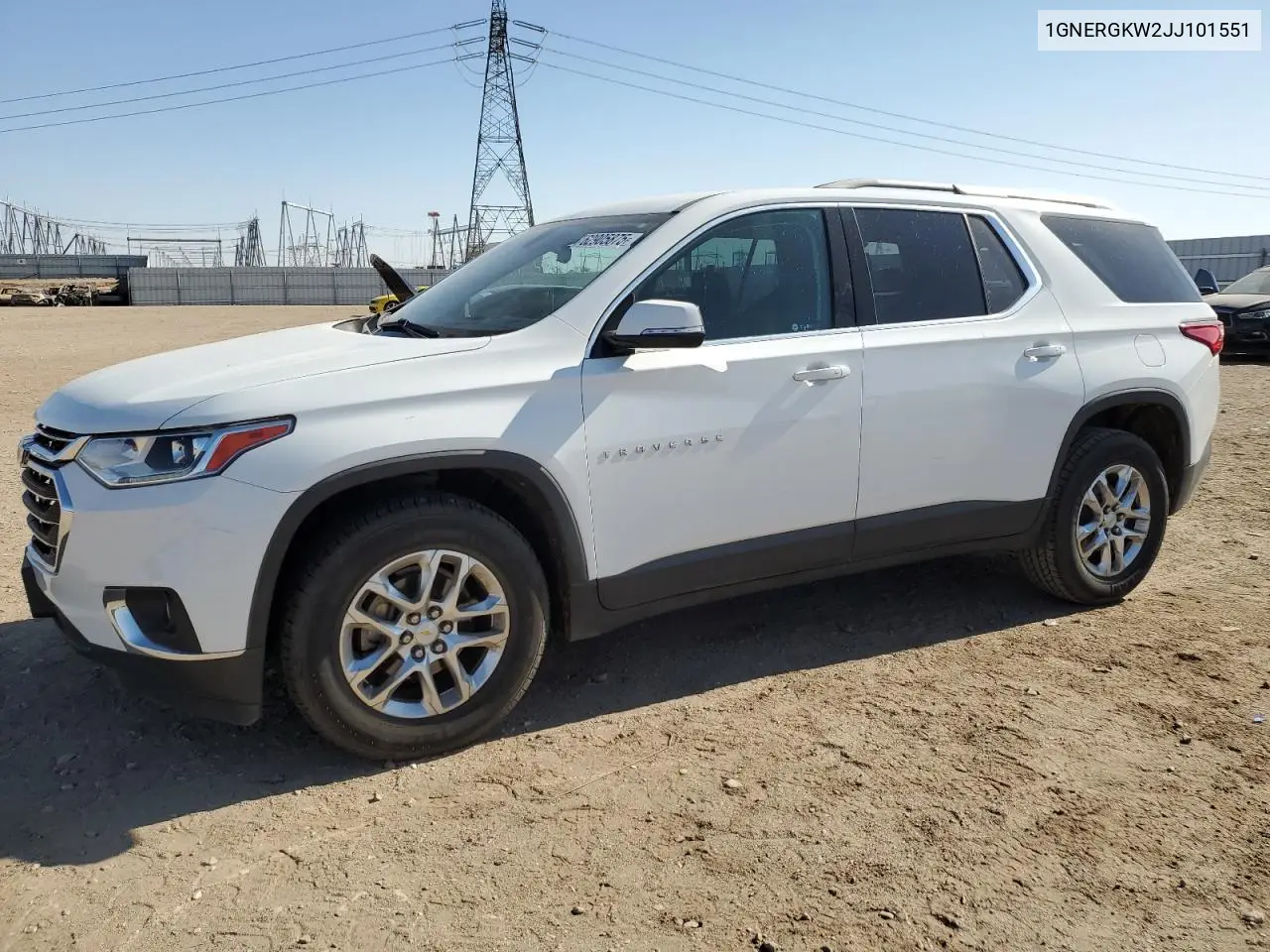 2018 Chevrolet Traverse Lt VIN: 1GNERGKW2JJ101551 Lot: 62905875