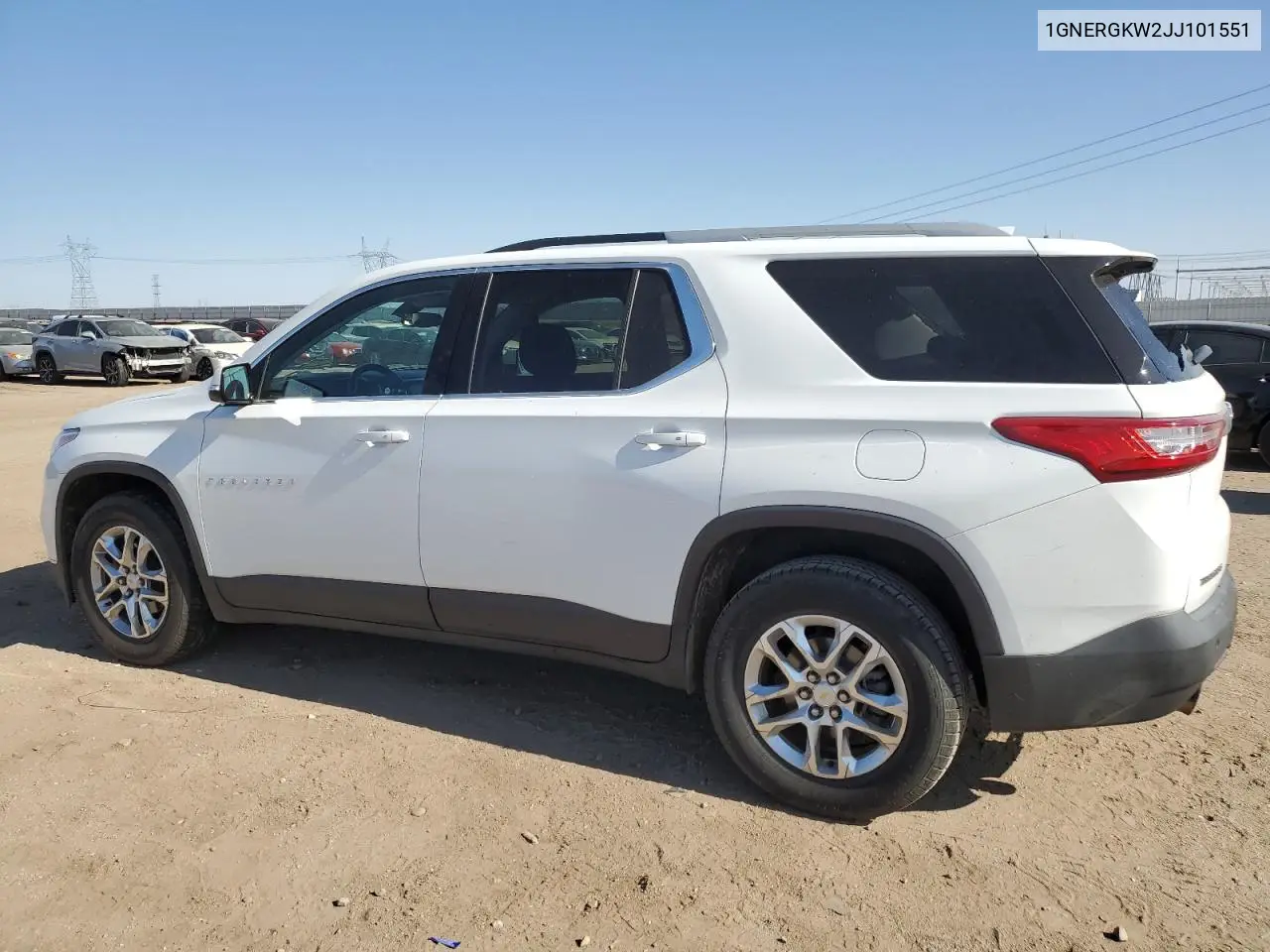 2018 Chevrolet Traverse Lt VIN: 1GNERGKW2JJ101551 Lot: 62905875