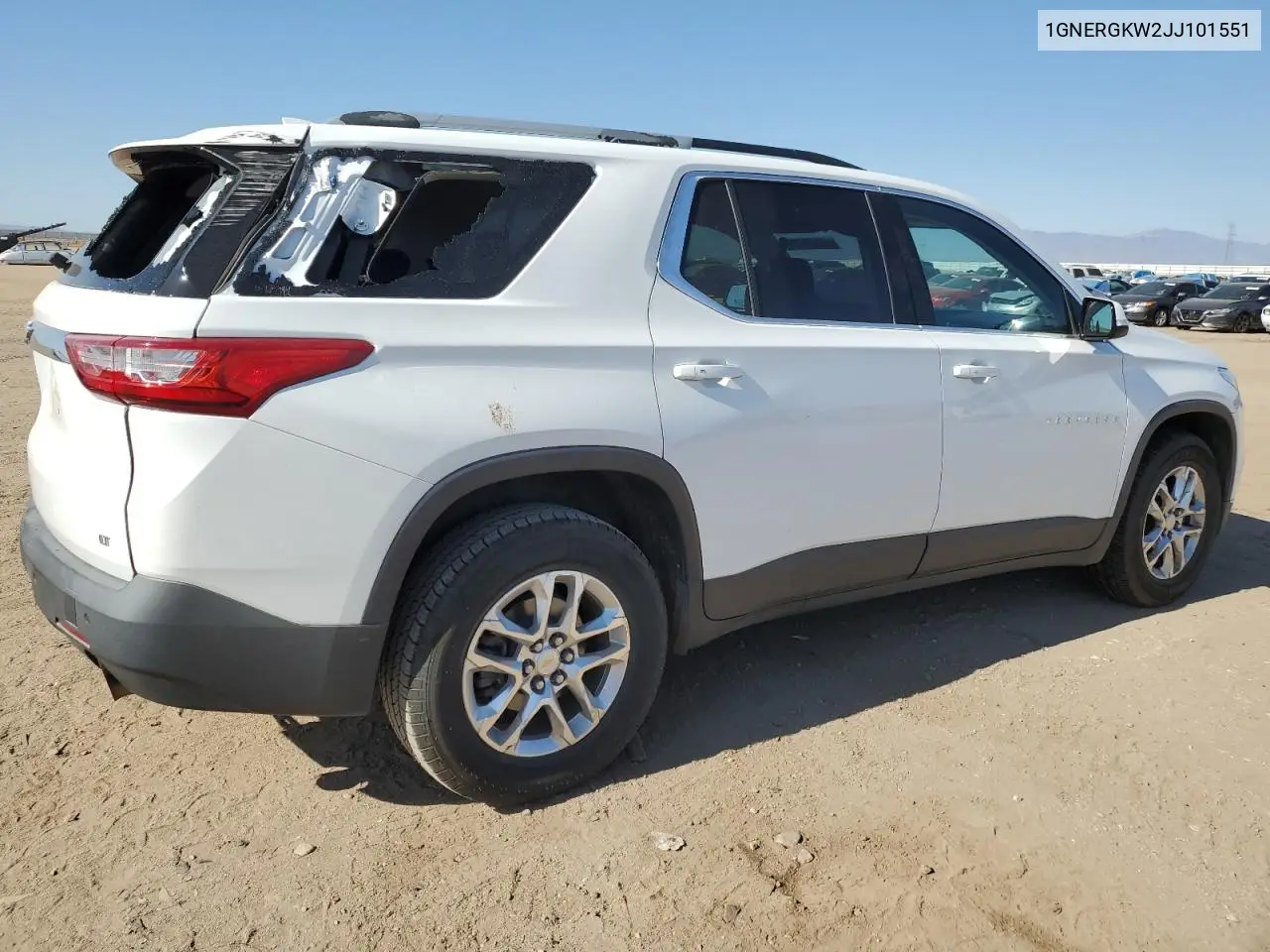 2018 Chevrolet Traverse Lt VIN: 1GNERGKW2JJ101551 Lot: 62905875