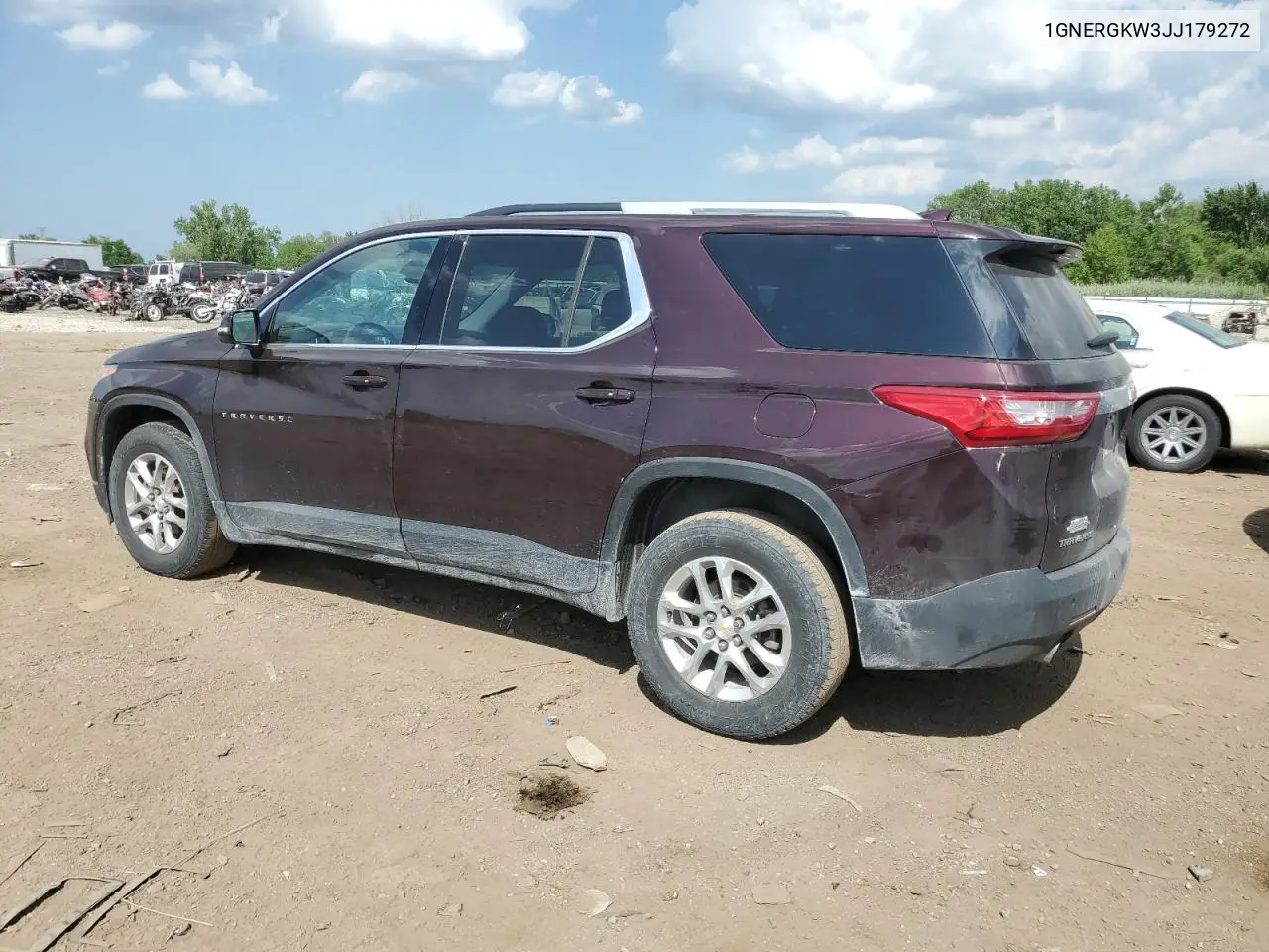 2018 Chevrolet Traverse Lt VIN: 1GNERGKW3JJ179272 Lot: 63097885