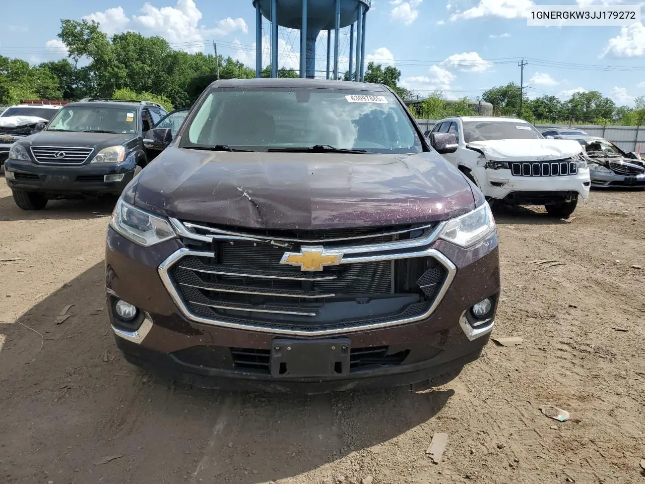 2018 Chevrolet Traverse Lt VIN: 1GNERGKW3JJ179272 Lot: 63097885