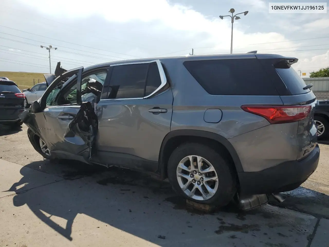 2018 Chevrolet Traverse Ls VIN: 1GNEVFKW1JJ196125 Lot: 63110215