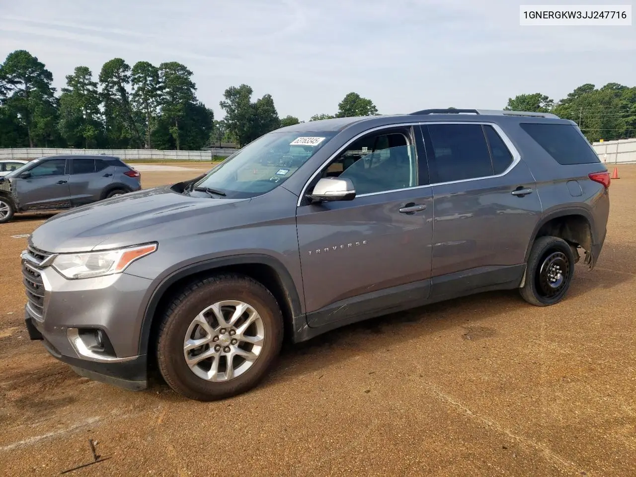 2018 Chevrolet Traverse Lt VIN: 1GNERGKW3JJ247716 Lot: 63163345