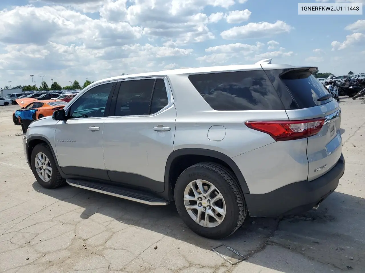 2018 Chevrolet Traverse Ls VIN: 1GNERFKW2JJ111443 Lot: 63331145