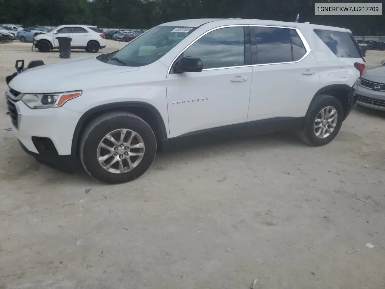 2018 Chevrolet Traverse Ls VIN: 1GNERFKW7JJ217709 Lot: 63332405