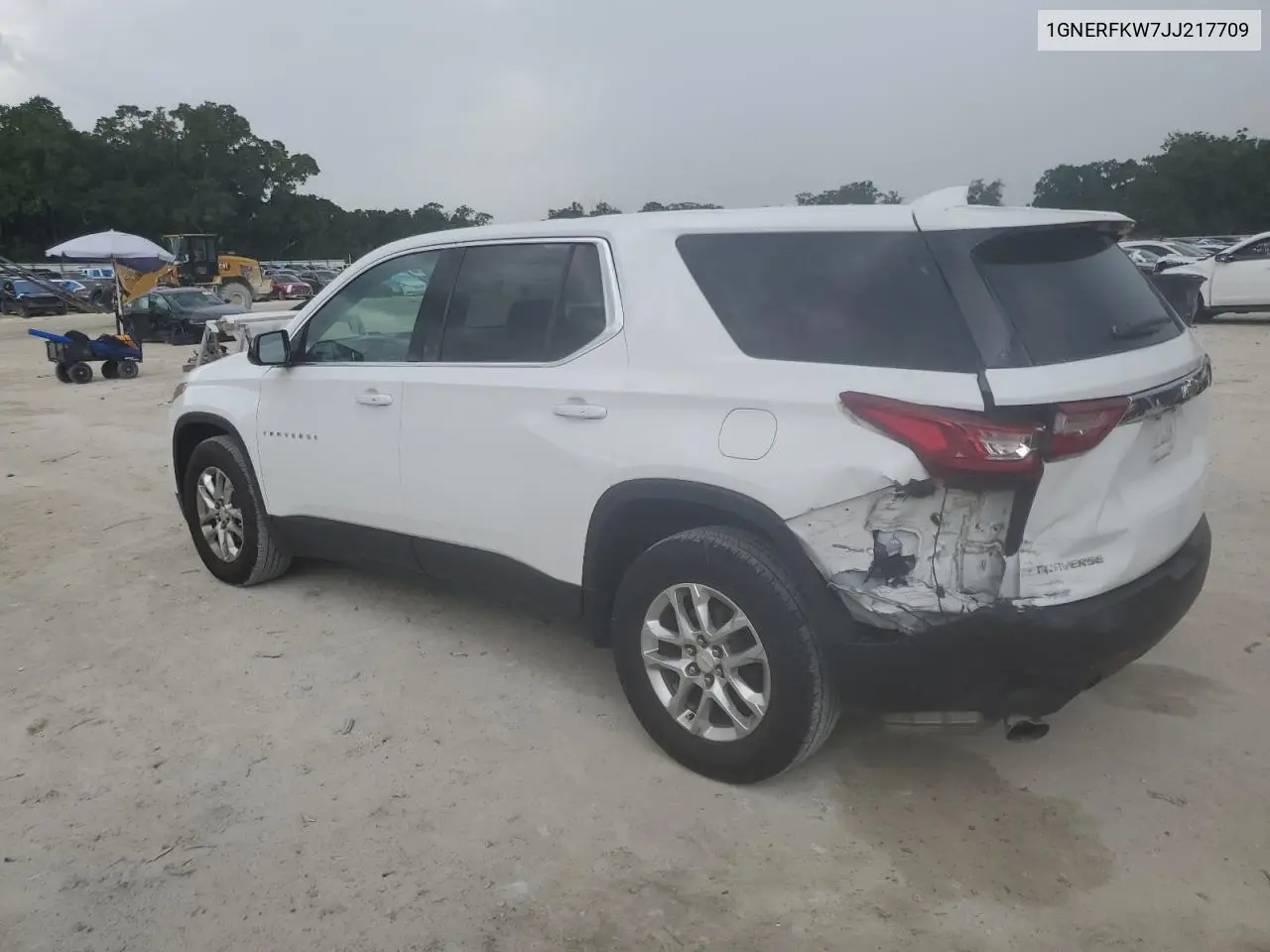 2018 Chevrolet Traverse Ls VIN: 1GNERFKW7JJ217709 Lot: 63332405