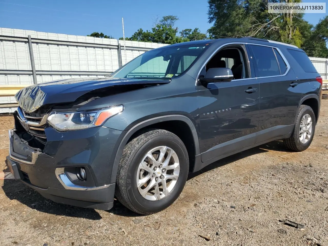 2018 Chevrolet Traverse Lt VIN: 1GNERGKW0JJ113830 Lot: 63416335