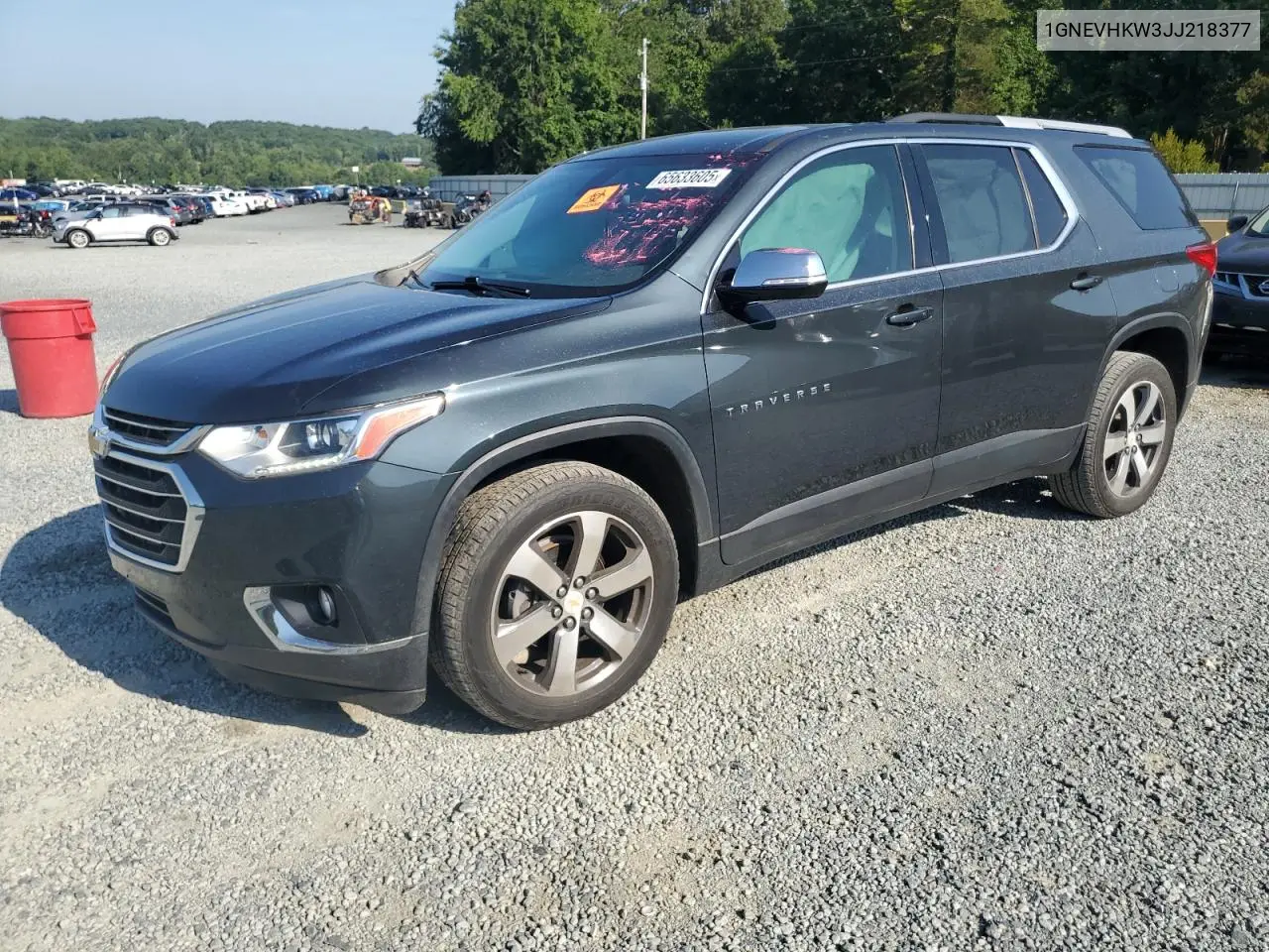 2018 Chevrolet Traverse Lt VIN: 1GNEVHKW3JJ218377 Lot: 65633605