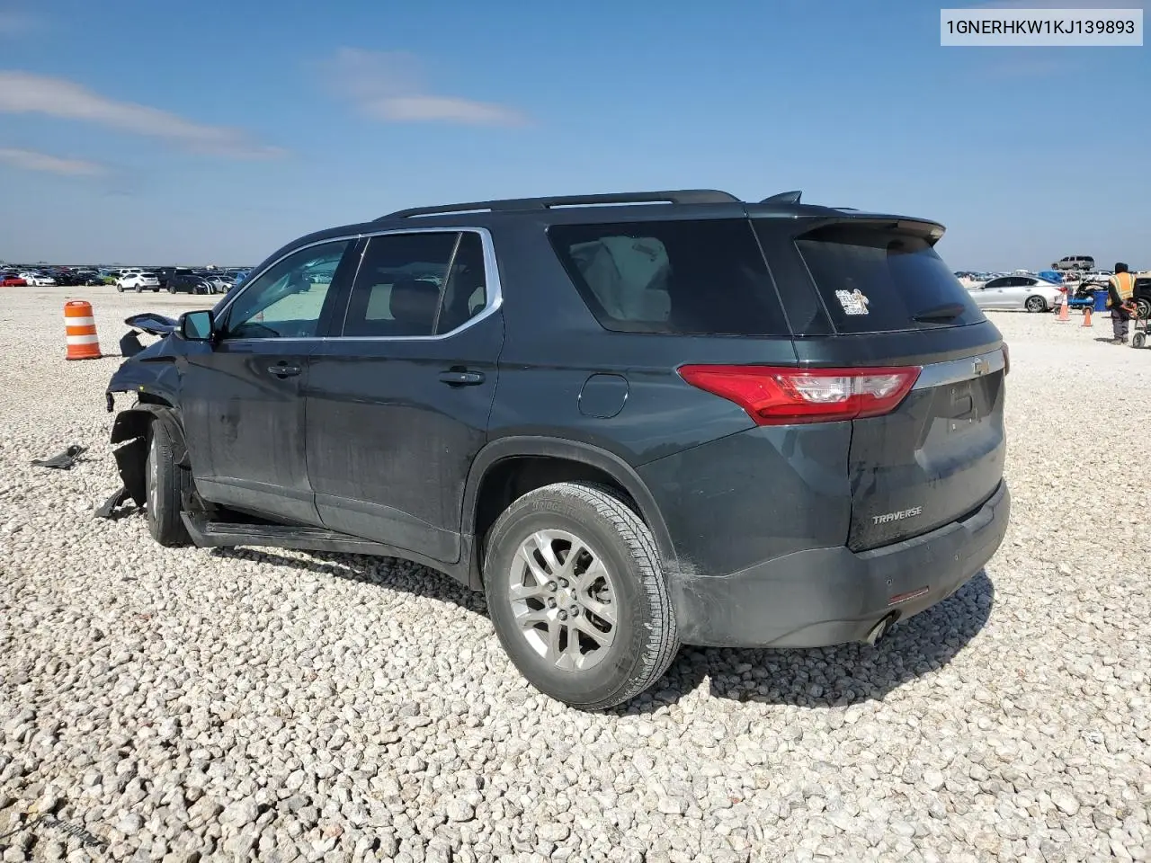 2019 Chevrolet Traverse Lt VIN: 1GNERHKW1KJ139893 Lot: 45755665