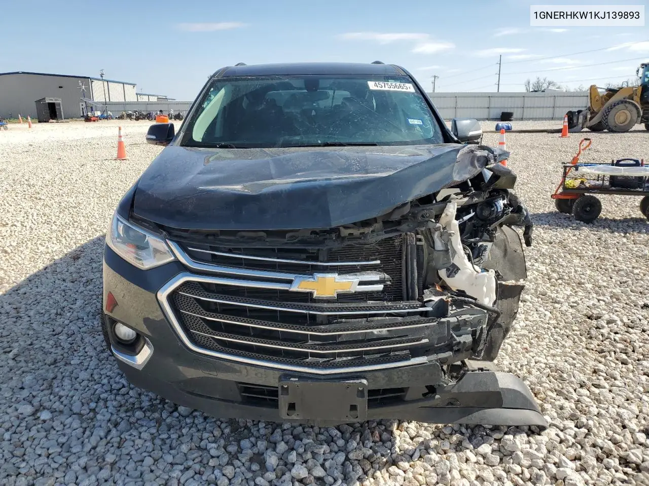 2019 Chevrolet Traverse Lt VIN: 1GNERHKW1KJ139893 Lot: 45755665