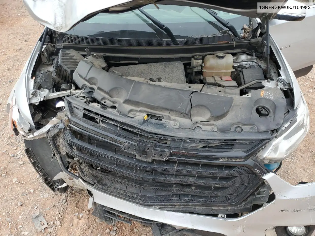 2019 Chevrolet Traverse Lt VIN: 1GNERGKW0KJ104983 Lot: 51042845