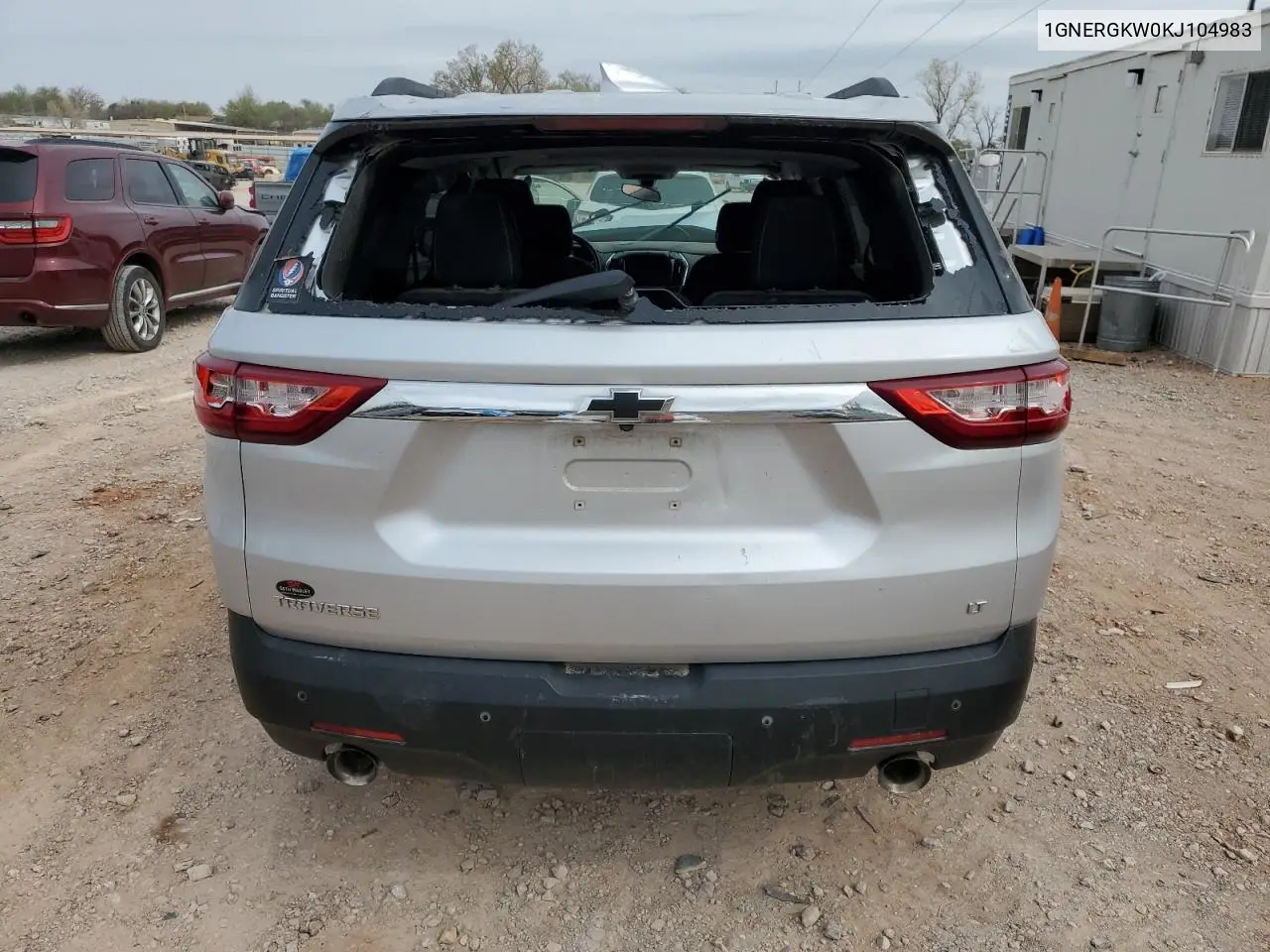 2019 Chevrolet Traverse Lt VIN: 1GNERGKW0KJ104983 Lot: 51042845