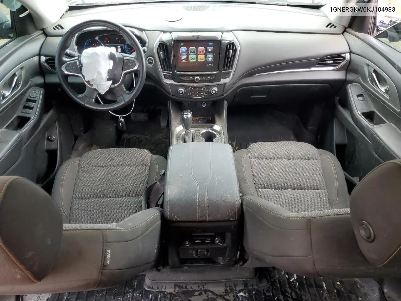 2019 Chevrolet Traverse Lt VIN: 1GNERGKW0KJ104983 Lot: 51042845