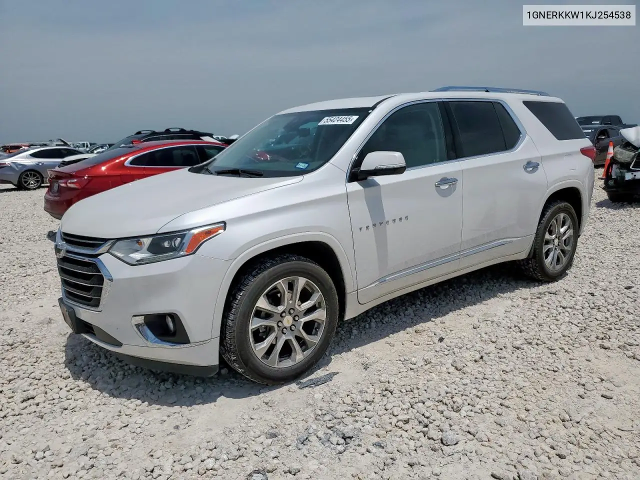 2019 Chevrolet Traverse Premier VIN: 1GNERKKW1KJ254538 Lot: 55424455