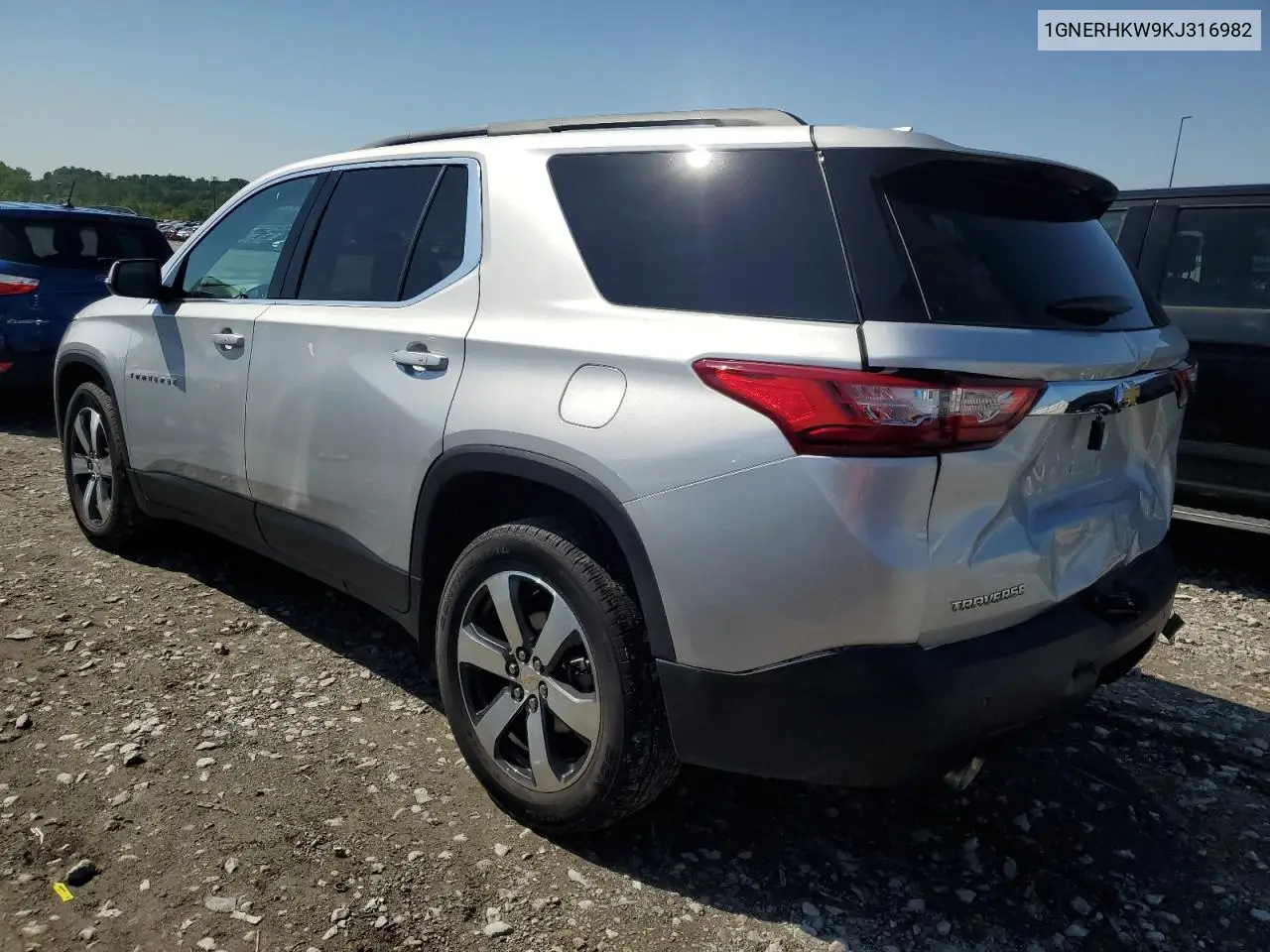 2019 Chevrolet Traverse Lt VIN: 1GNERHKW9KJ316982 Lot: 56433485