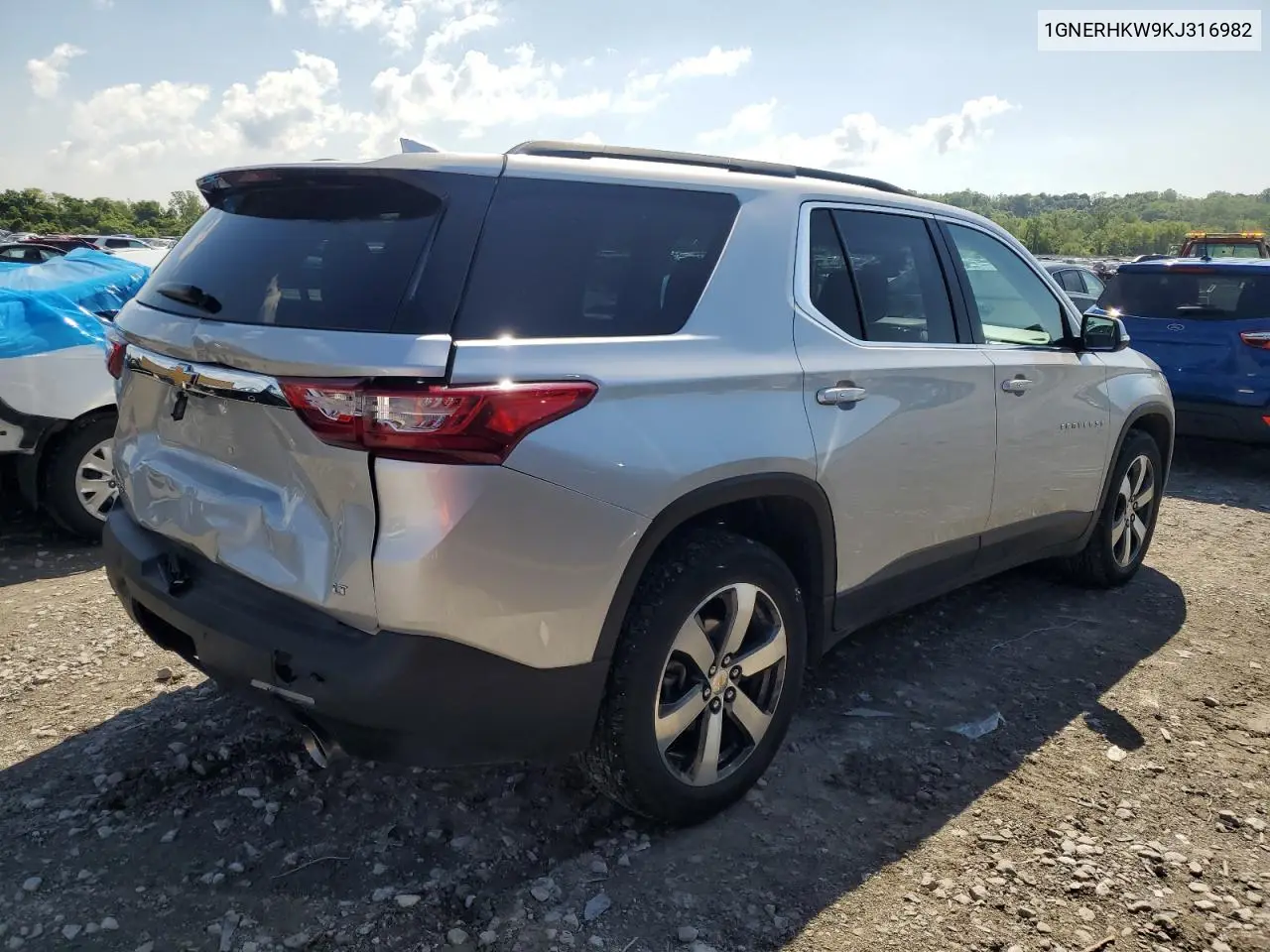 2019 Chevrolet Traverse Lt VIN: 1GNERHKW9KJ316982 Lot: 56433485