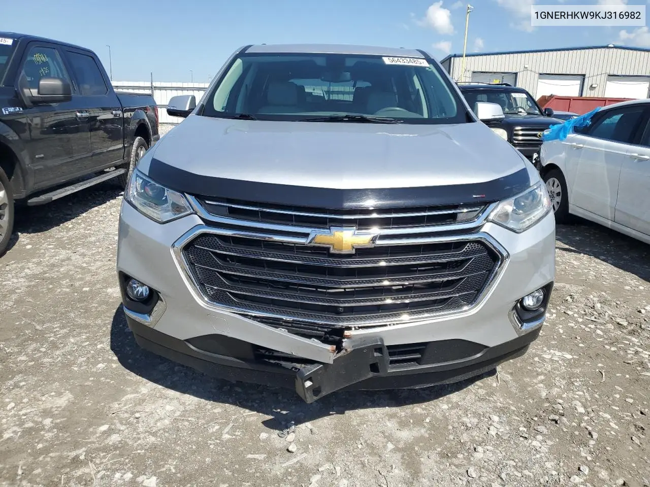 2019 Chevrolet Traverse Lt VIN: 1GNERHKW9KJ316982 Lot: 56433485