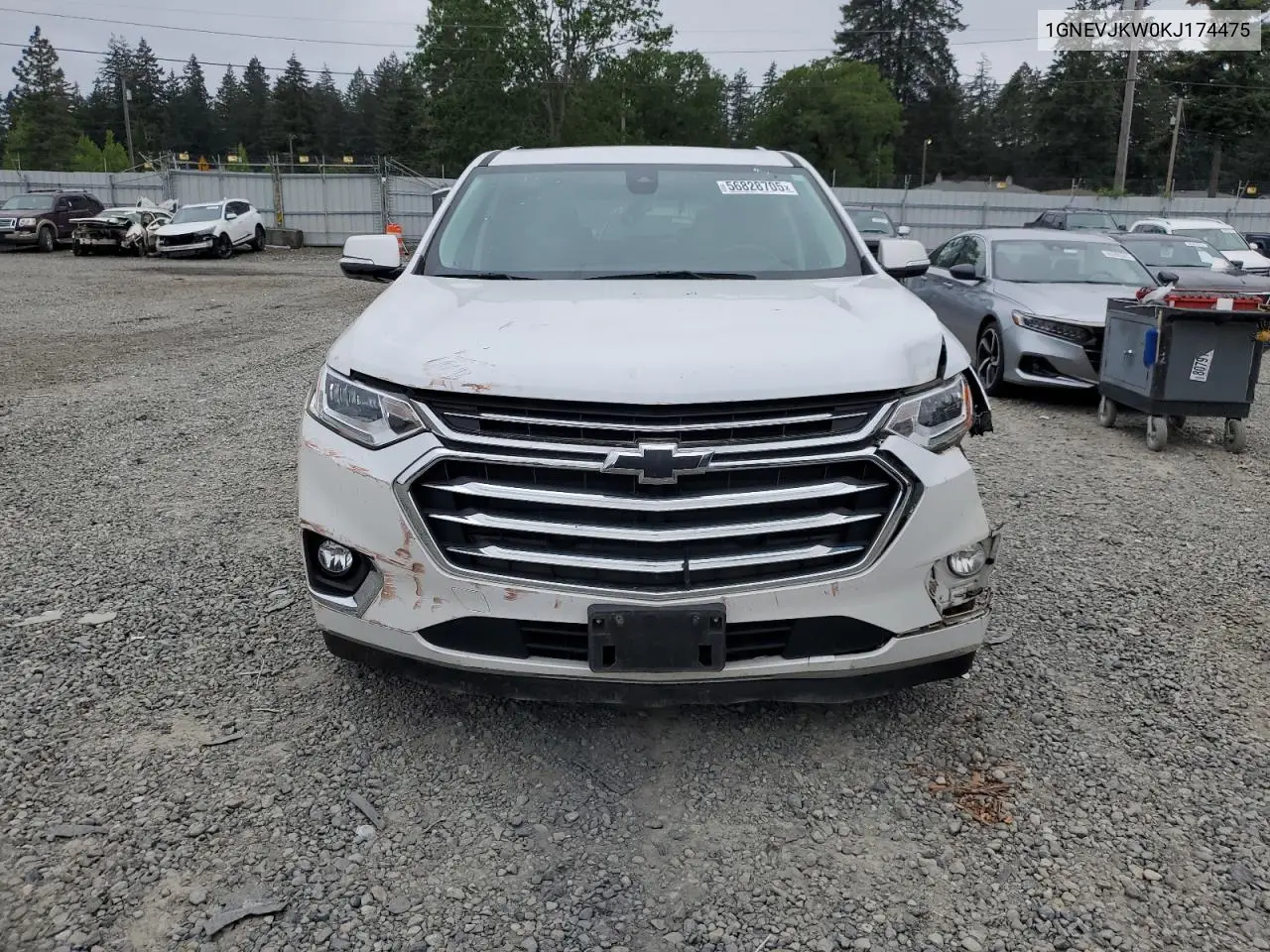 2019 Chevrolet Traverse High Country VIN: 1GNEVJKW0KJ174475 Lot: 56828705