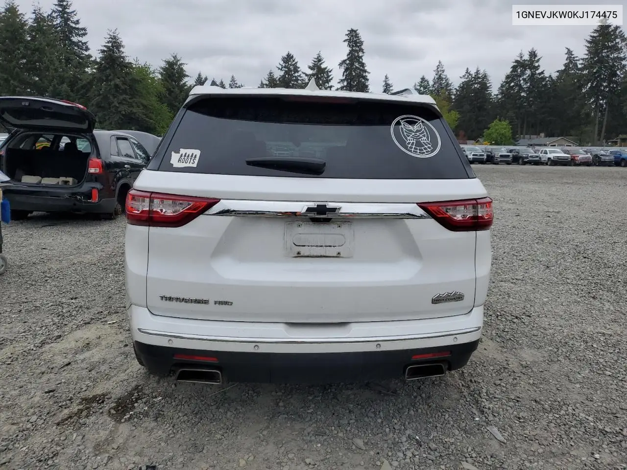 2019 Chevrolet Traverse High Country VIN: 1GNEVJKW0KJ174475 Lot: 56828705