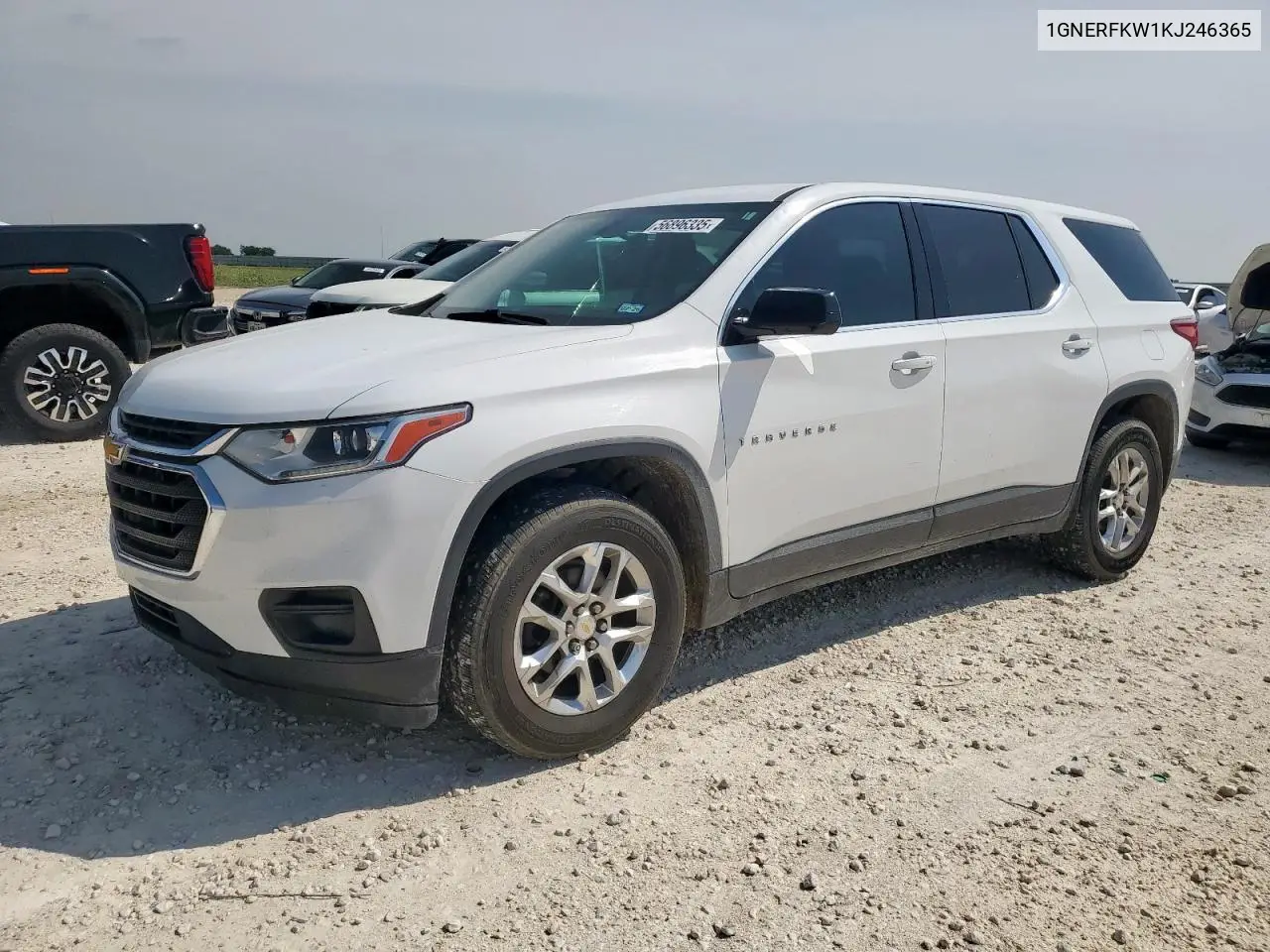 2019 Chevrolet Traverse Ls VIN: 1GNERFKW1KJ246365 Lot: 56896335