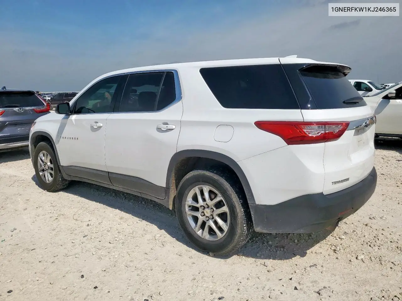 2019 Chevrolet Traverse Ls VIN: 1GNERFKW1KJ246365 Lot: 56896335