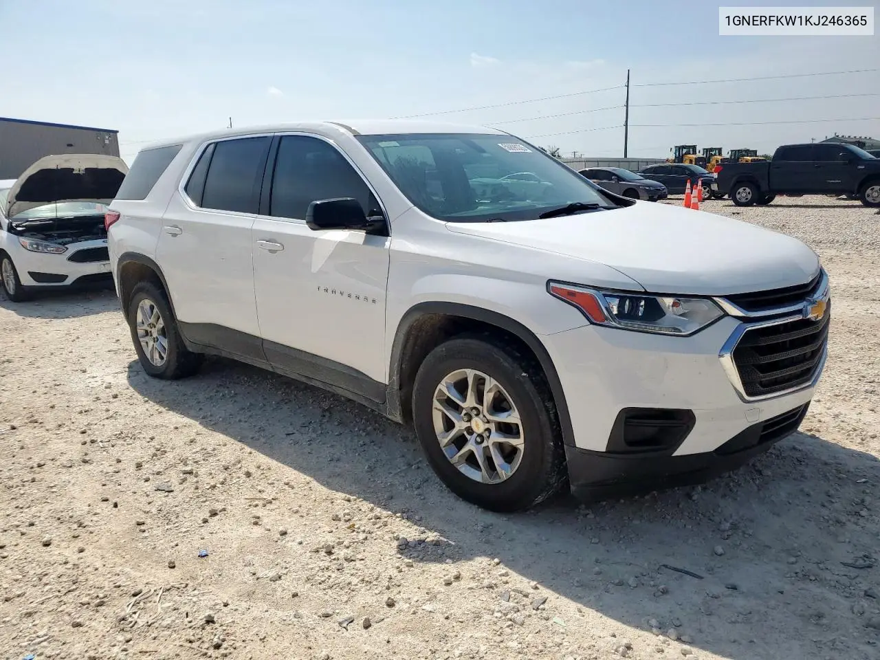 2019 Chevrolet Traverse Ls VIN: 1GNERFKW1KJ246365 Lot: 56896335