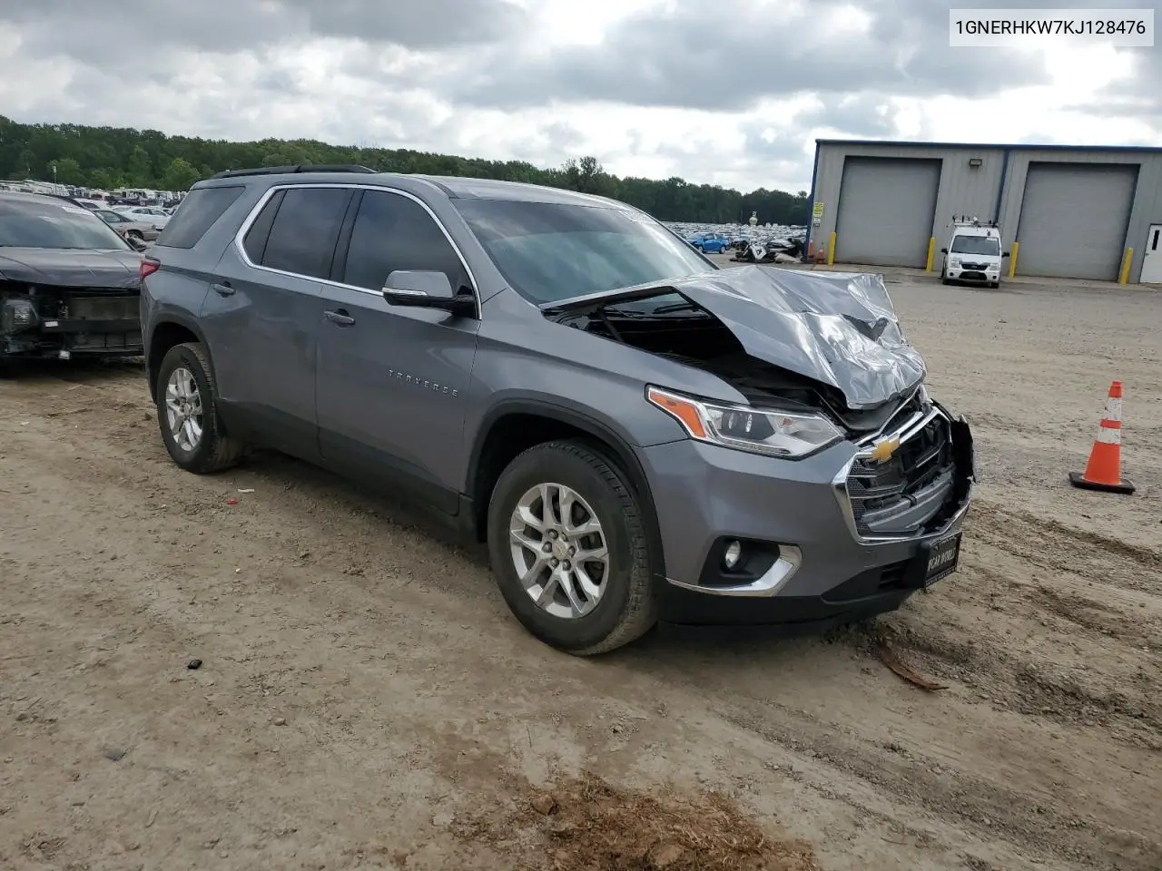 2019 Chevrolet Traverse Lt VIN: 1GNERHKW7KJ128476 Lot: 57052085