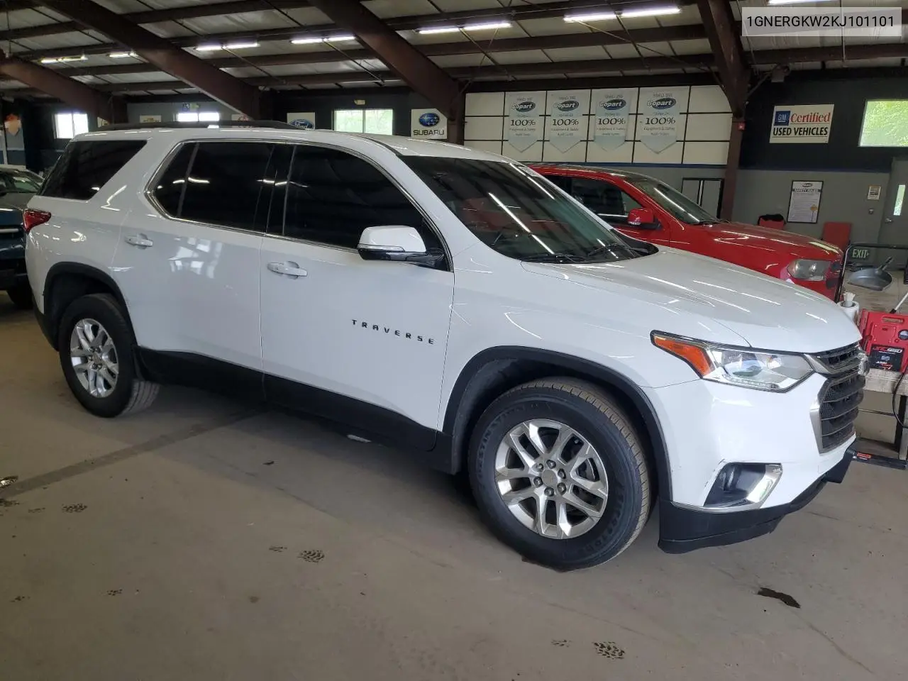 2019 Chevrolet Traverse Lt VIN: 1GNERGKW2KJ101101 Lot: 57296775