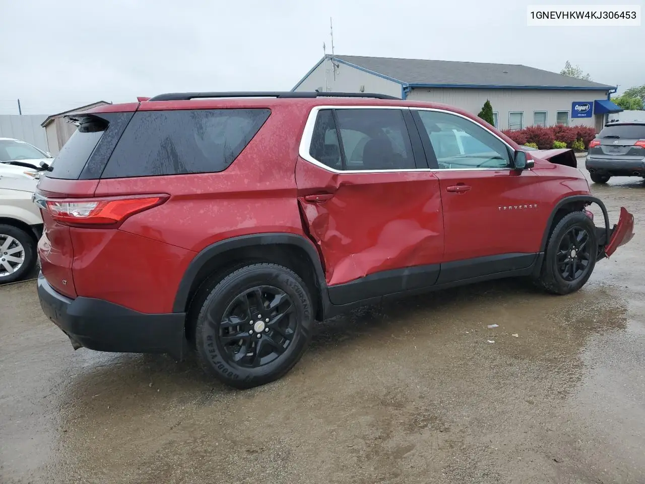 2019 Chevrolet Traverse Lt VIN: 1GNEVHKW4KJ306453 Lot: 58393645